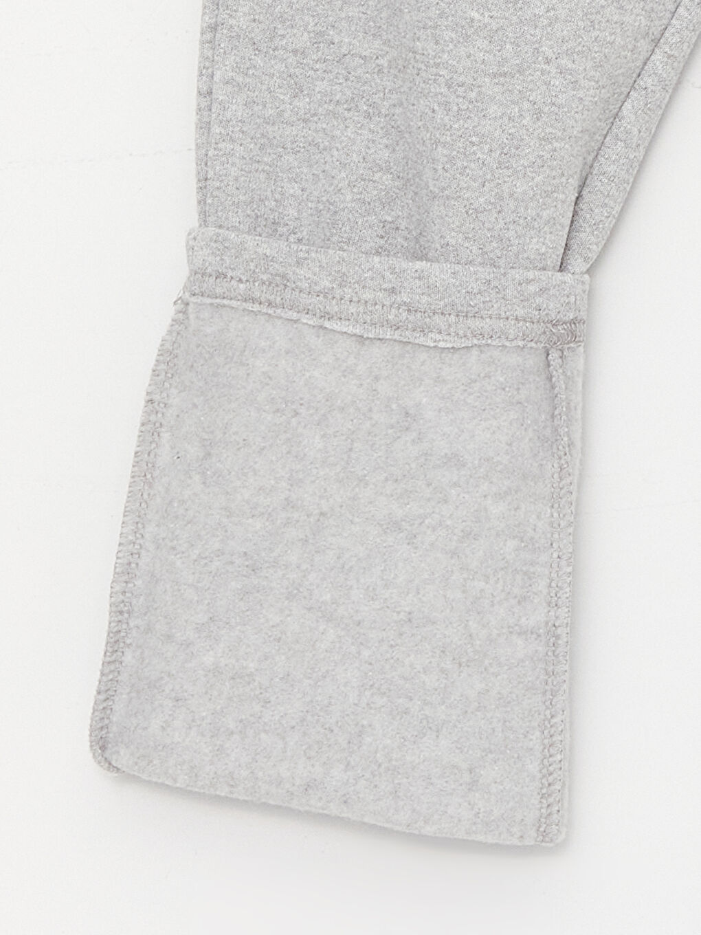 Gri Beli Lastikli Basic Erkek Çocuk Eşofman Altı-2