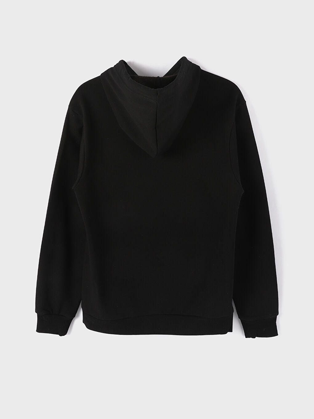 هودي تخين مطبوع كم طويل للرجال-1