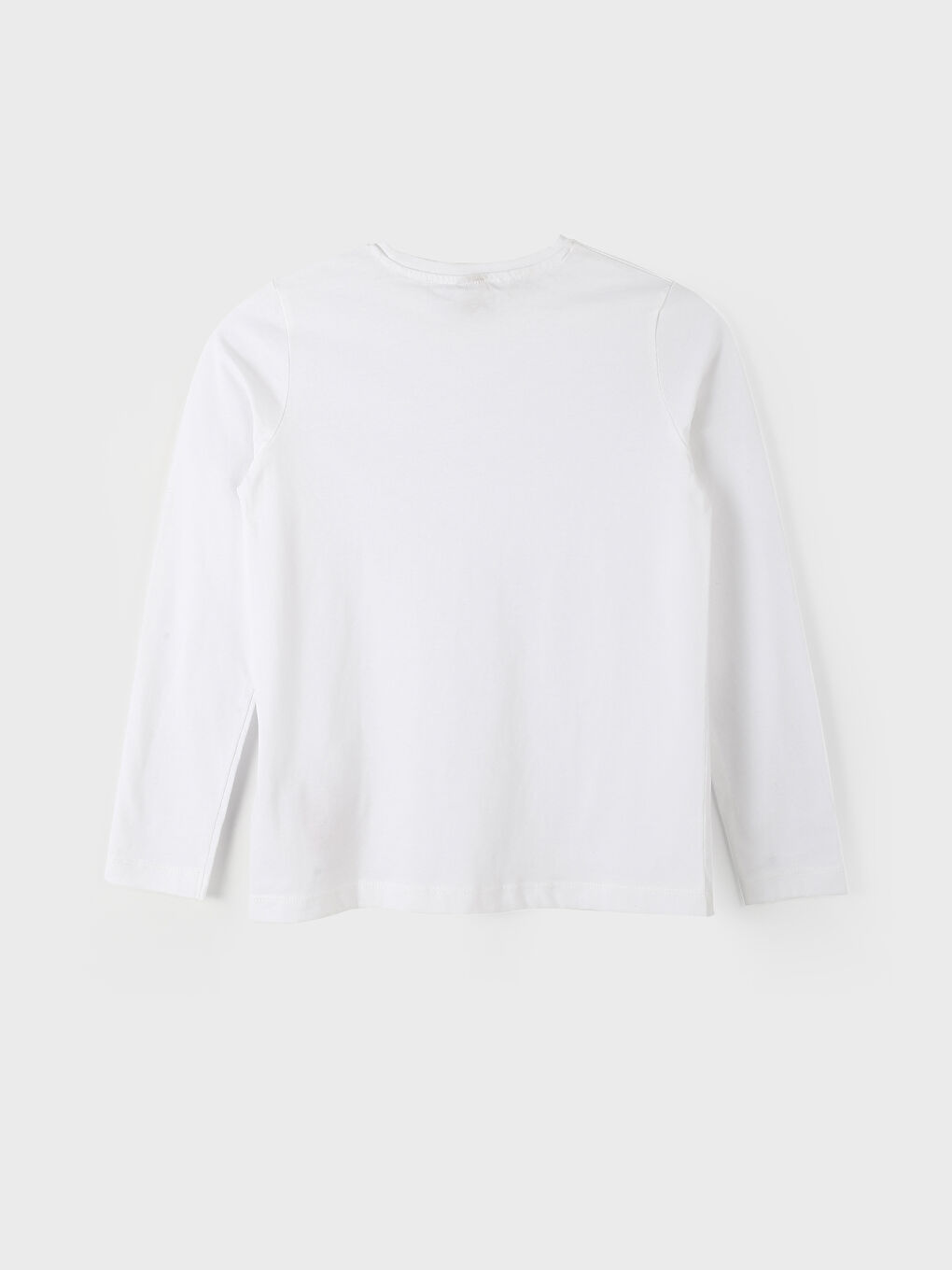 تيشيرت كم طويل ياقة دائرية للأولاد-1