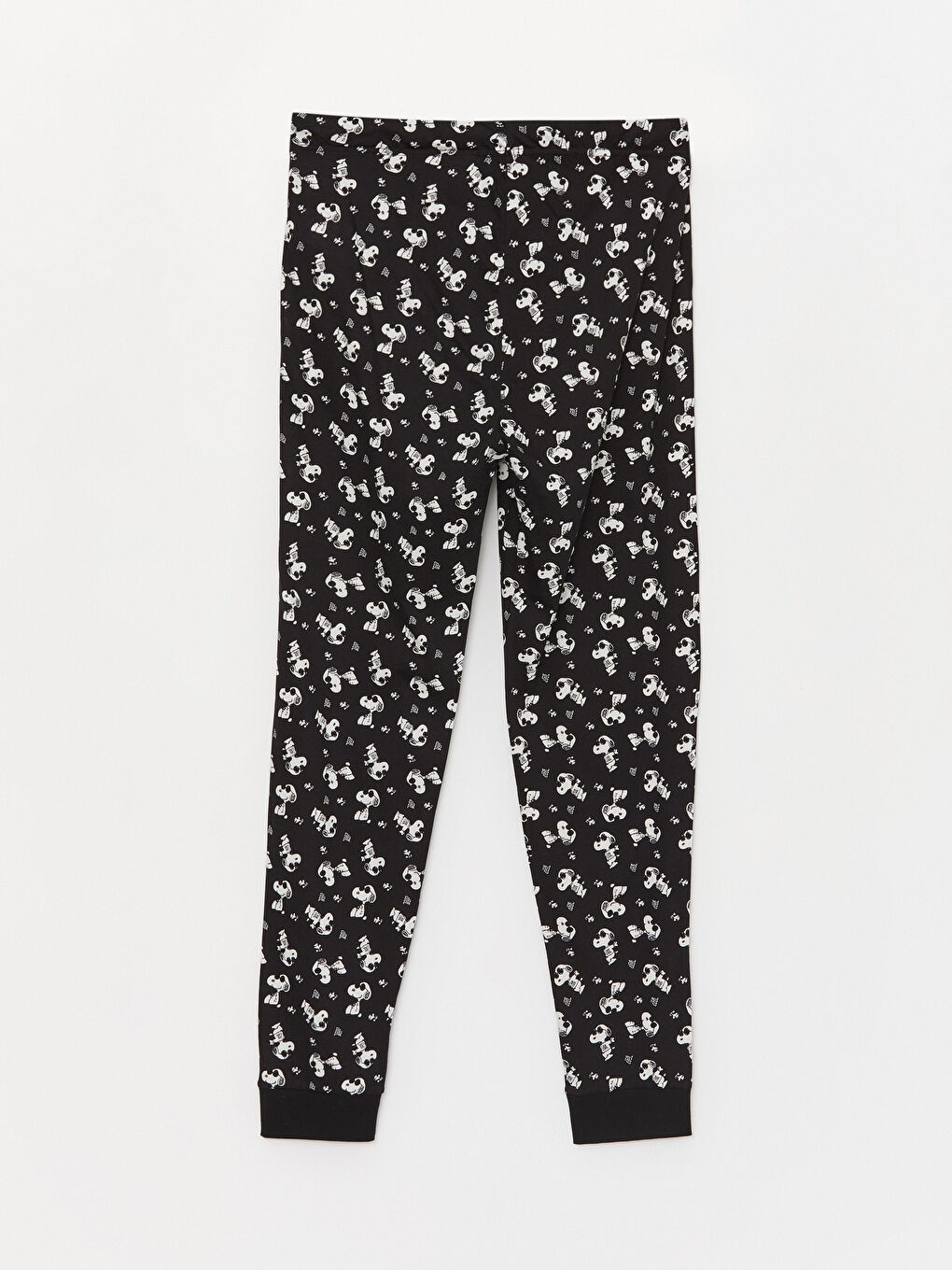 LC WAIKIKI Siyah Standart Kalıp Snoopy Baskılı Erkek Pijama Takımı - 9