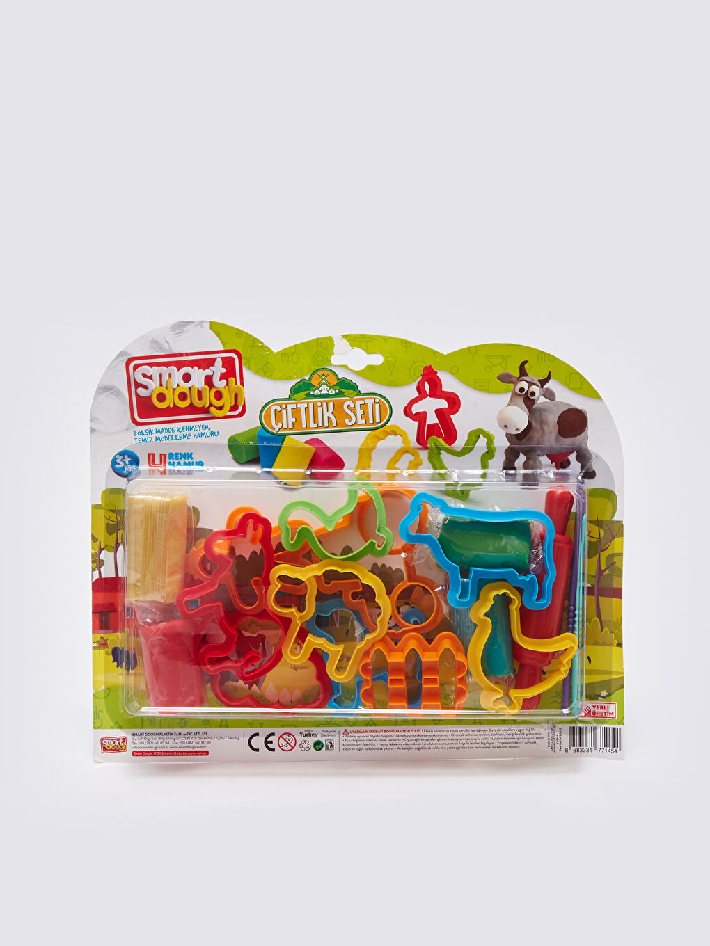 4 Renkli Oyun Hamuru Seti