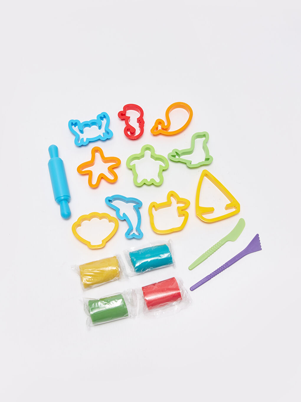 4 Renkli Oyun Hamuru Seti-4