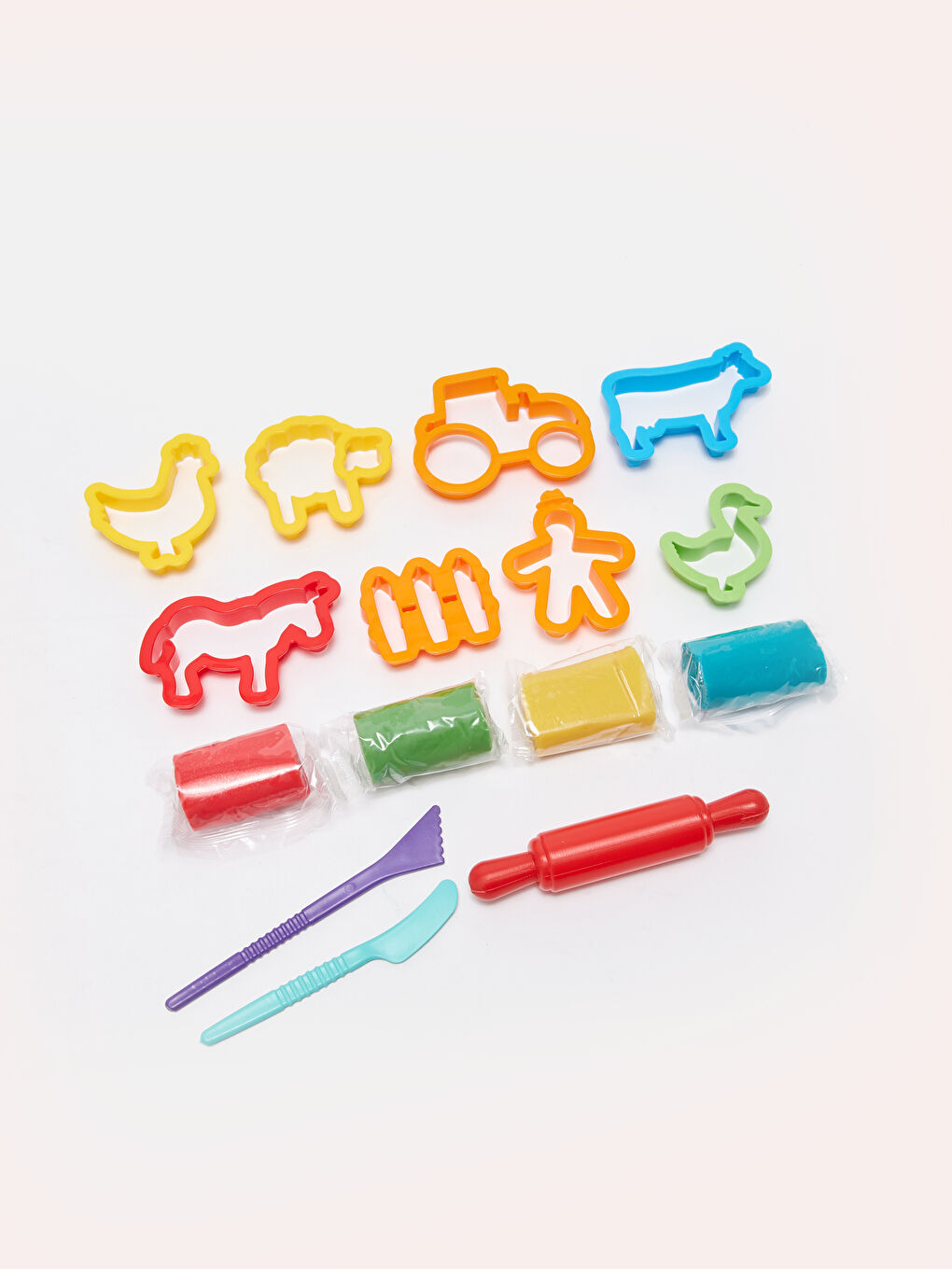 4 Renkli Oyun Hamuru Seti-7