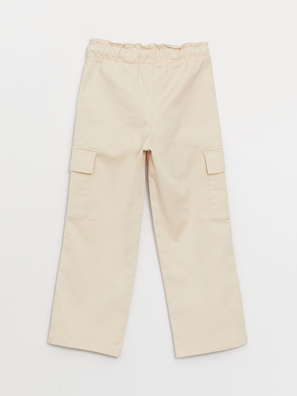 Pantalon Cargo à Taille Élastiquée pour Filles-1