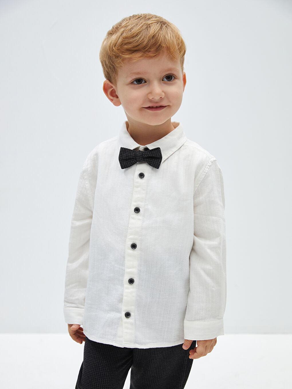 Basic Baby Boy Shirt and Bow Tie