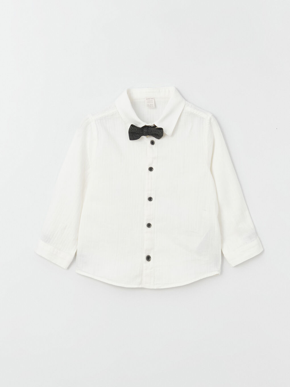 Basic Baby Boy Shirt and Bow Tie-2