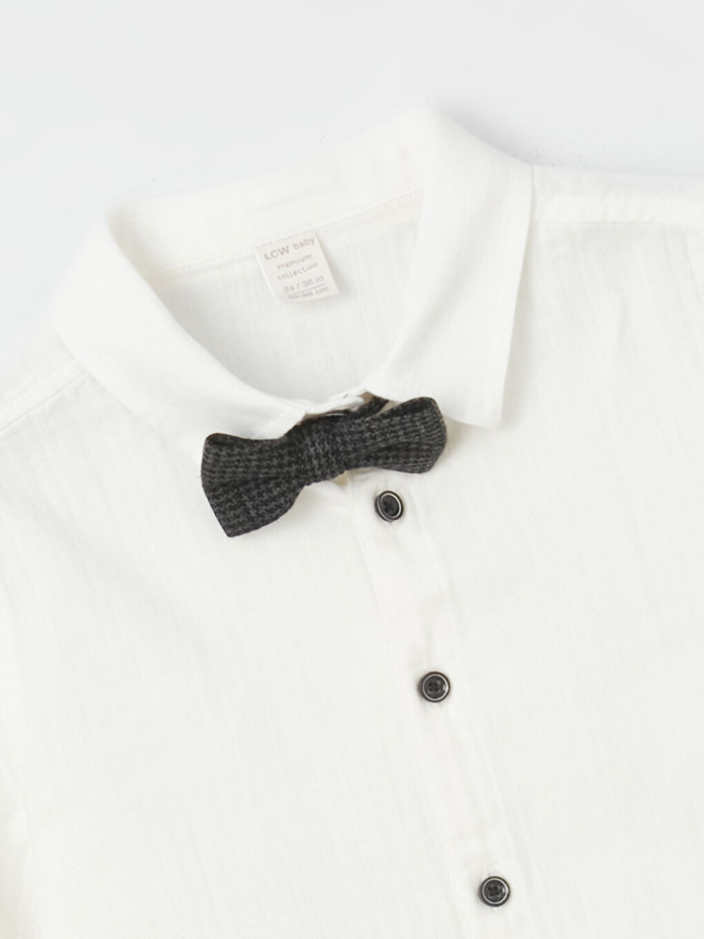 Basic Baby Boy Shirt and Bow Tie-3