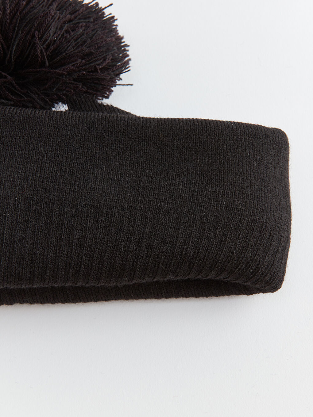 LCW ACCESSORIES Christmas Themed Pompom Men's Tricot Beanie -W3GF87Z8-HUC