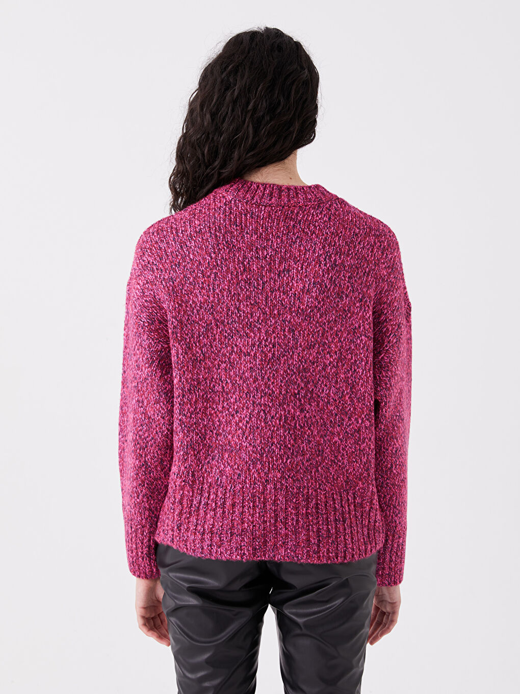 әйелдерге арналған трикотаж жемпір-4