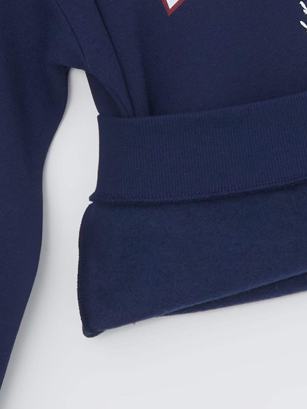 Shirt Collar Printed Oversize Women's Thick Sweatshirt-6