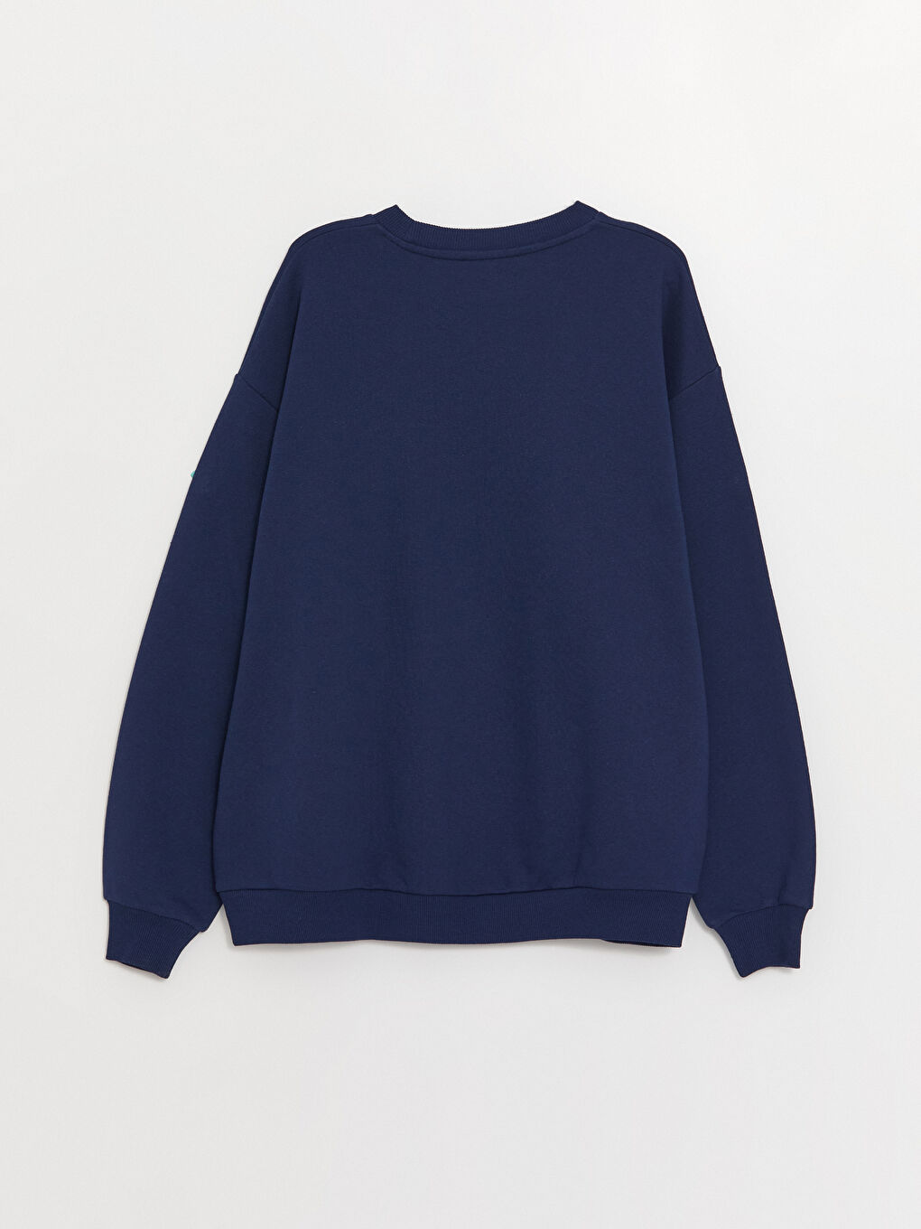 Crew Neck Printed Oversize Women's Thick Sweatshirt-7