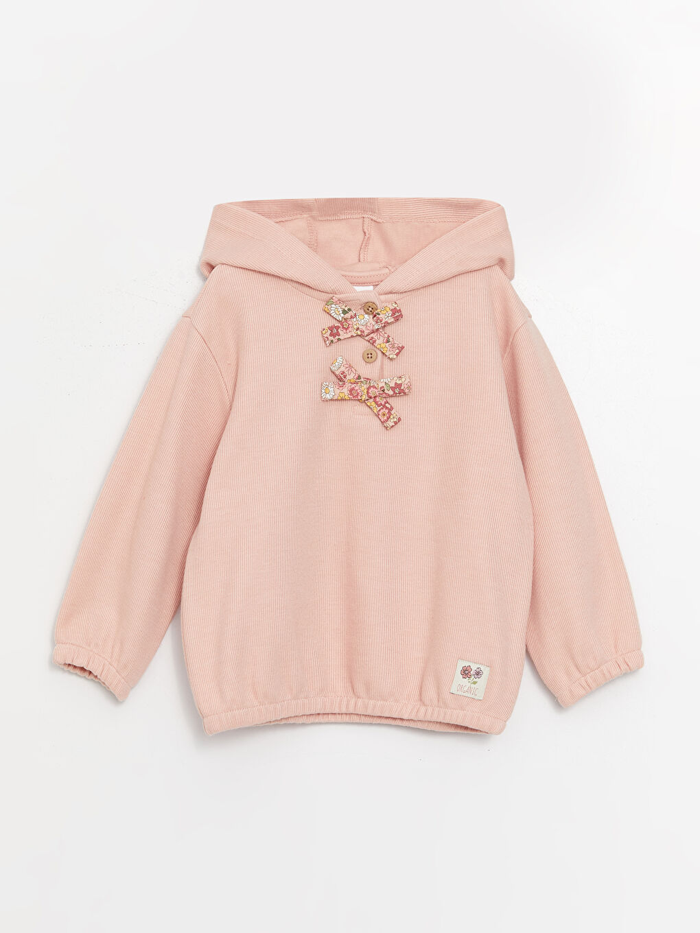 Толстовка с капюшоном и длинным рукавом и спортивные штаны для малышки - базовый комплект из 2 предметов-3