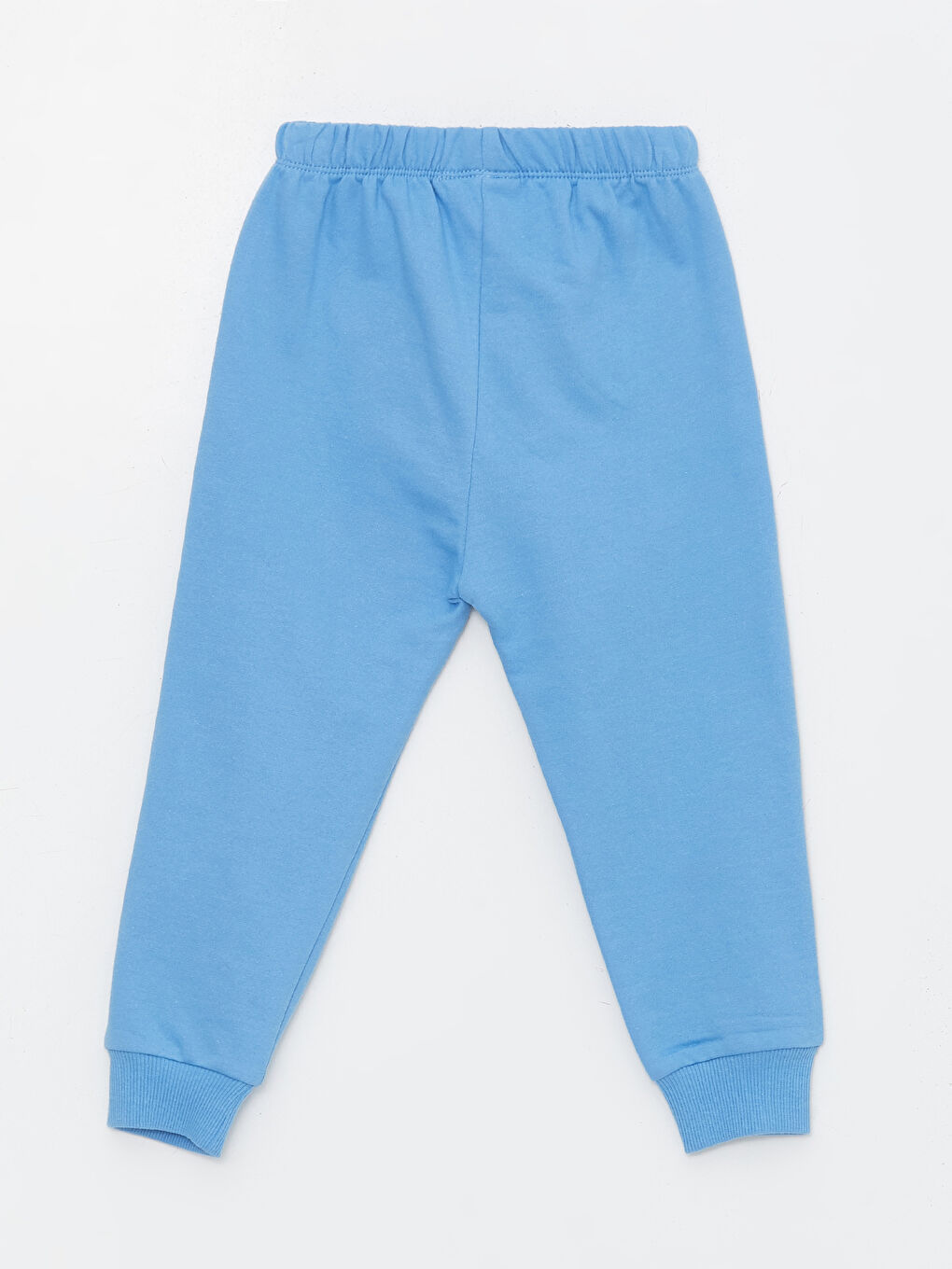 Bej Bisiklet Yaka Baskılı Erkek Bebek Sweatshirt ve Eşofman Alt 2'li-4