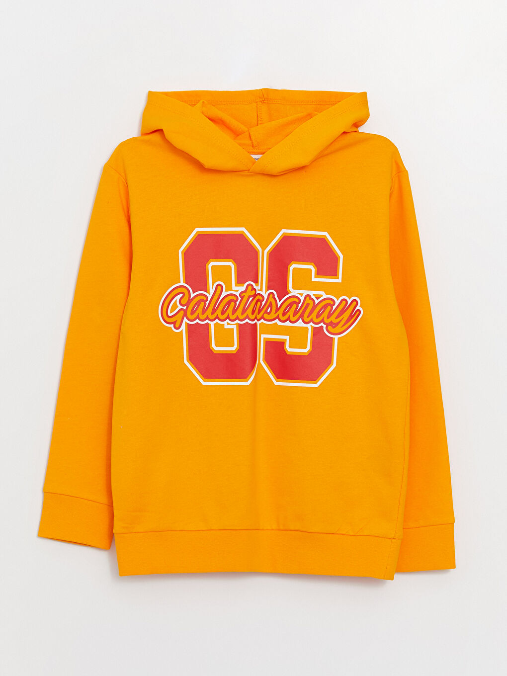 LCW Kids Orta Sarı Galatasaray Baskılı Uzun Kollu Erkek Çocuk Hoodie