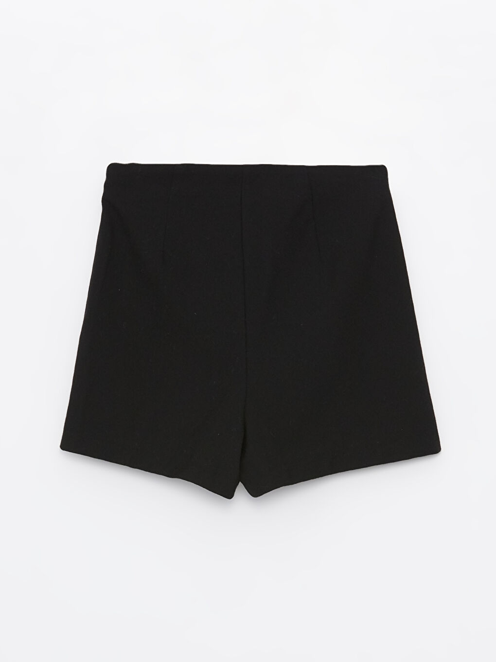 Siyah Standart Fit Kadın Şort Etek-6