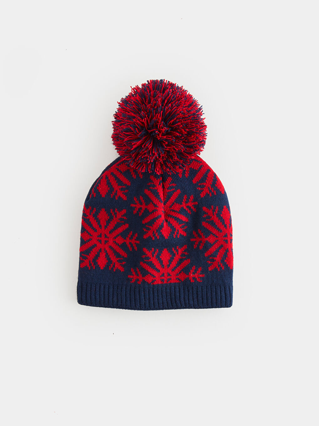 Lacivert Yılbaşı Temalı Erkek Çocuk Bere