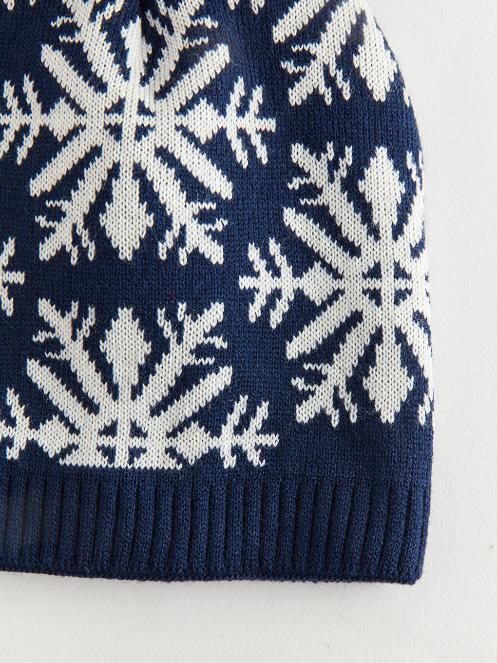 Lacivert Yılbaşı Temalı Erkek Çocuk Bere-2