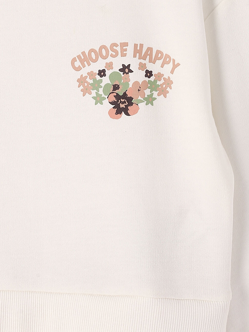 فستان للبنات مطبوع بياقة دائرية-2