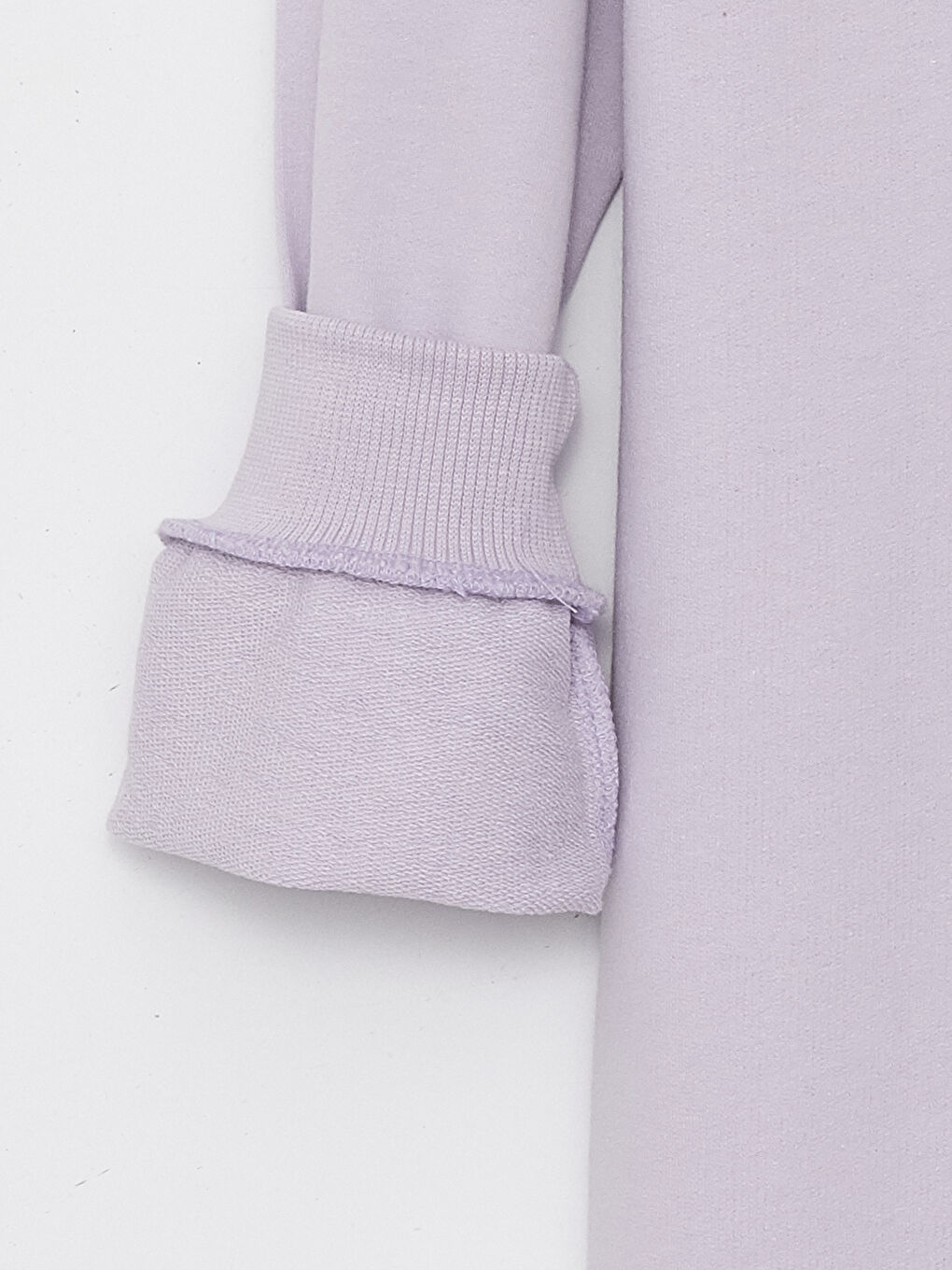 فستان كم طويل مطبوع بياقة دائرية للبنات-2