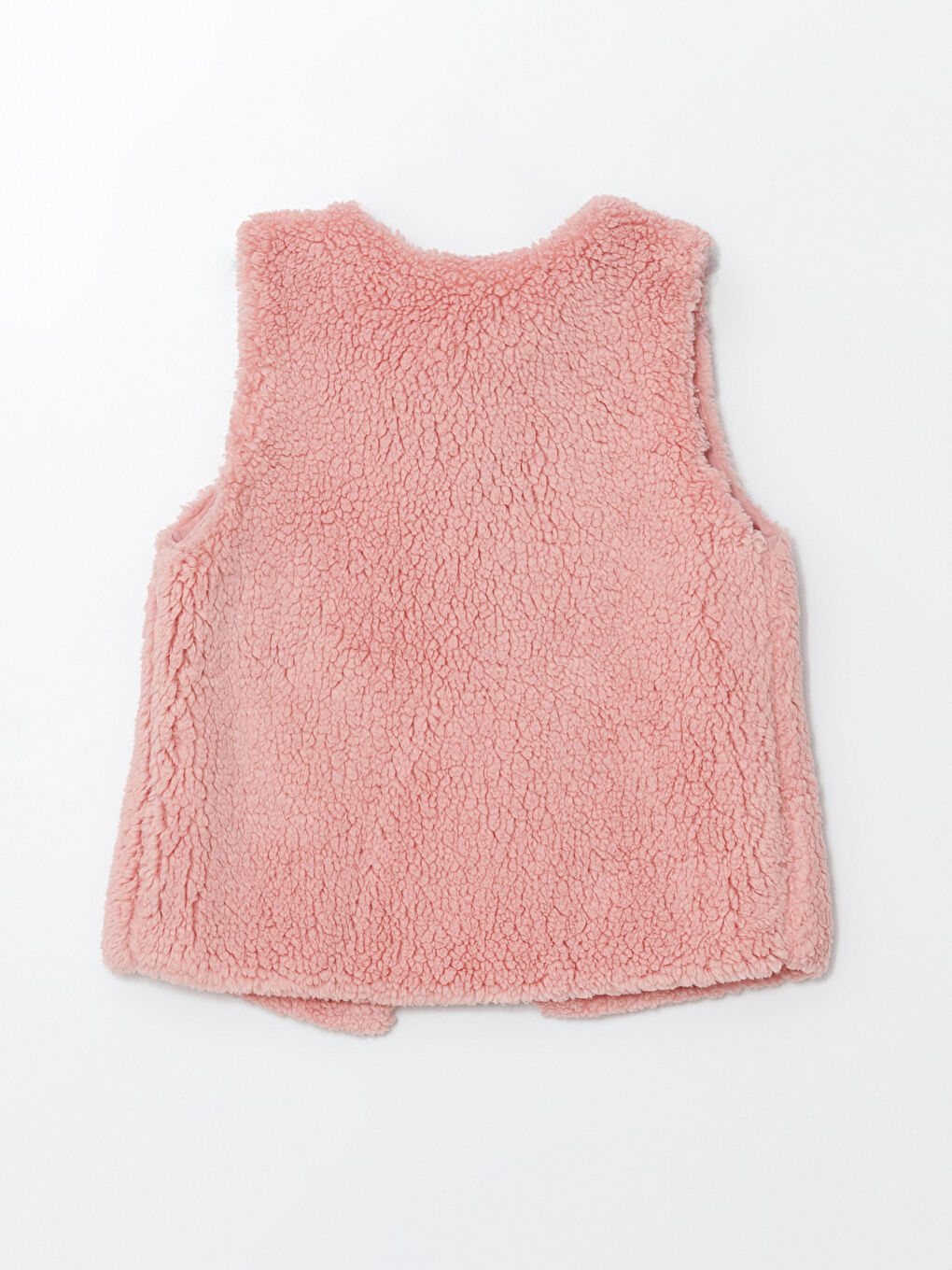 Pembe Pelüşlu Kız Bebek Yelek-2
