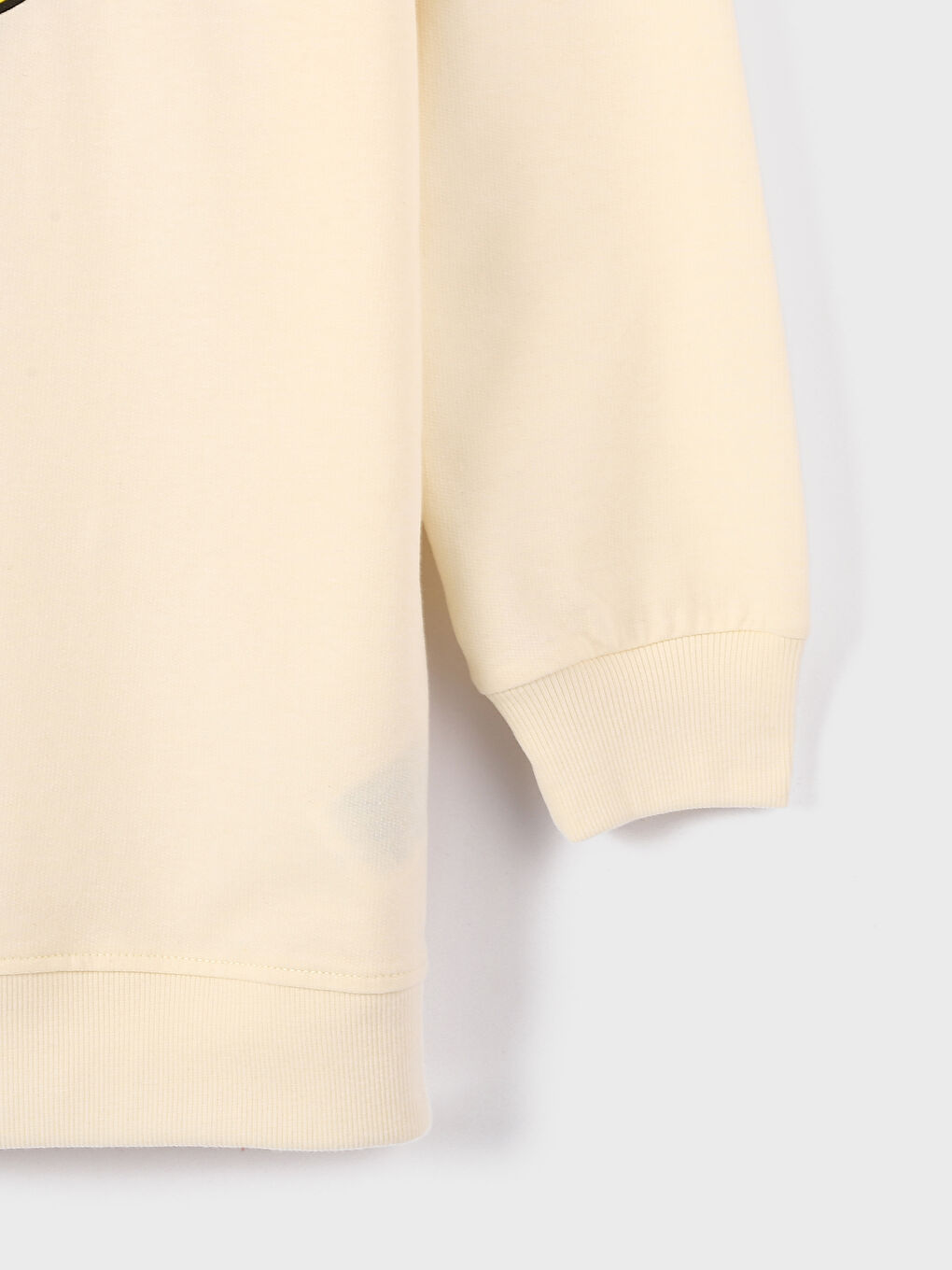 Crew Neck Tweety Printed Long Sleeve Women's Sweatshirt-3