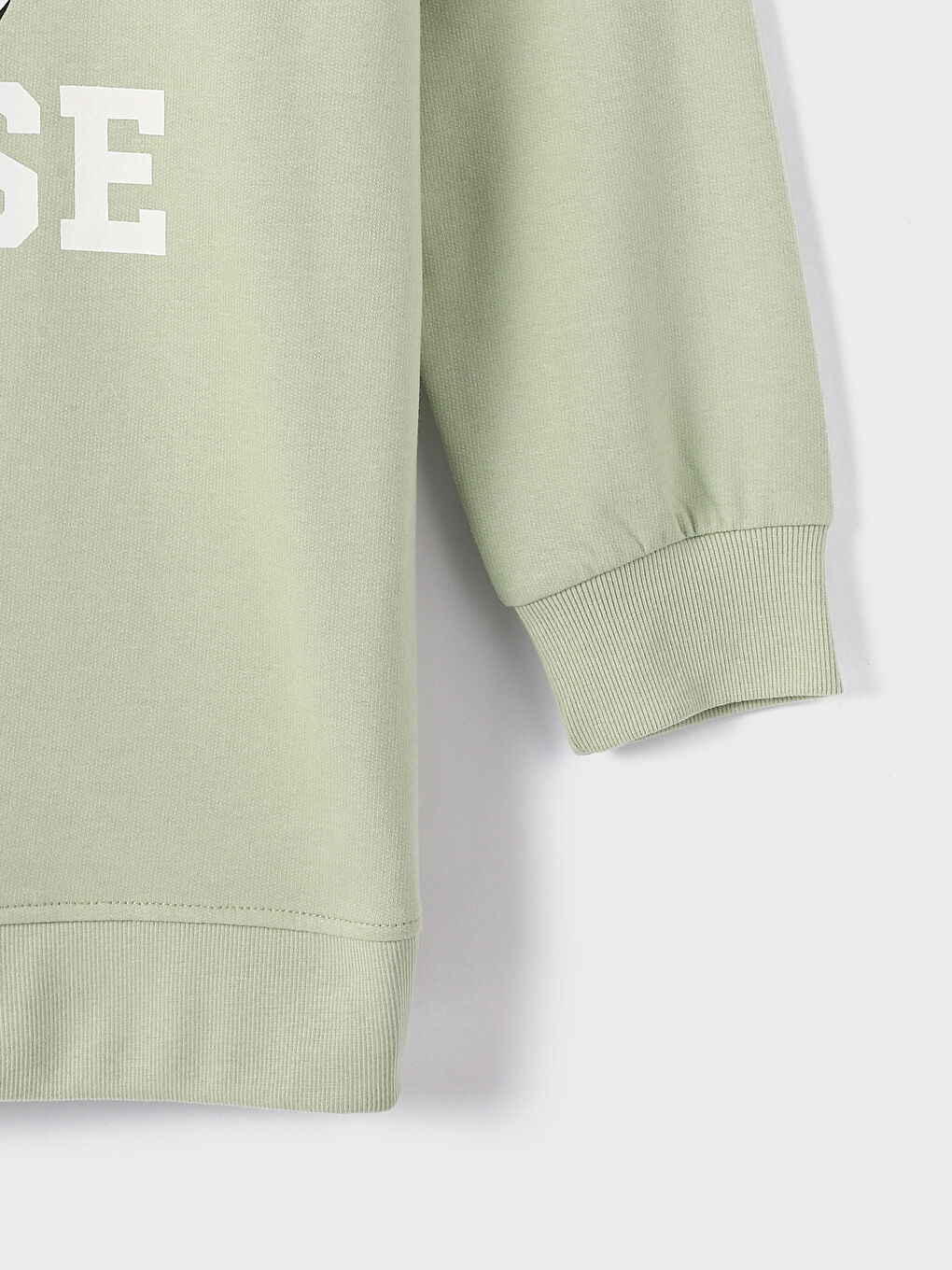 Crew Neck Mickey Mouse Printed Women's Sweatshirt Tunic-3