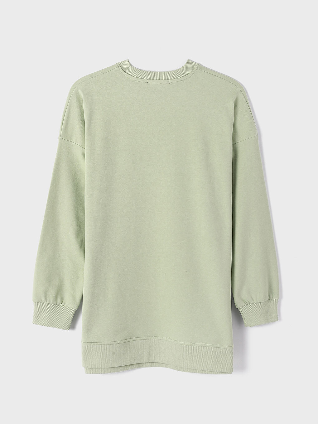 Crew Neck Mickey Mouse Printed Women's Sweatshirt Tunic-1