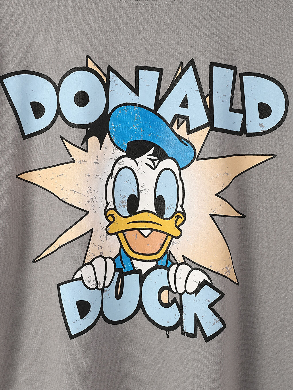 تونيك سويتشيرت نسائي بطباعة بياقة دائرية وكم طويل-2