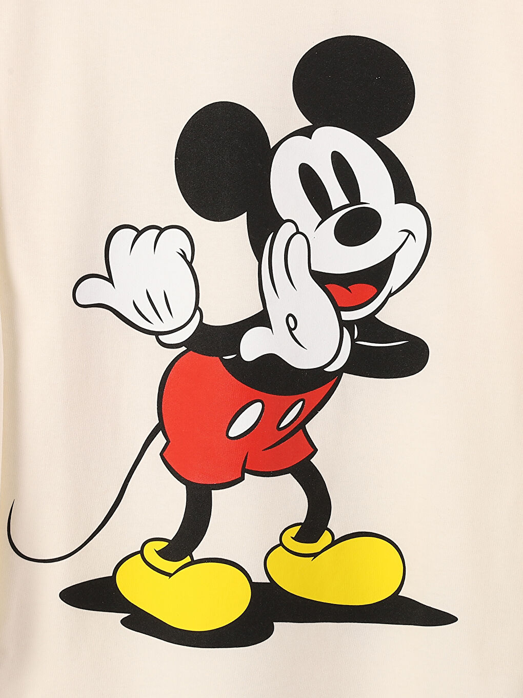 Crew Neck Mickey Mouse Printed Women's Sweatshirt Tunic-2