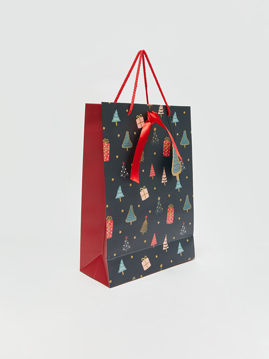 Karışık Yılbaşı Temalı Alışveriş Çantası-1