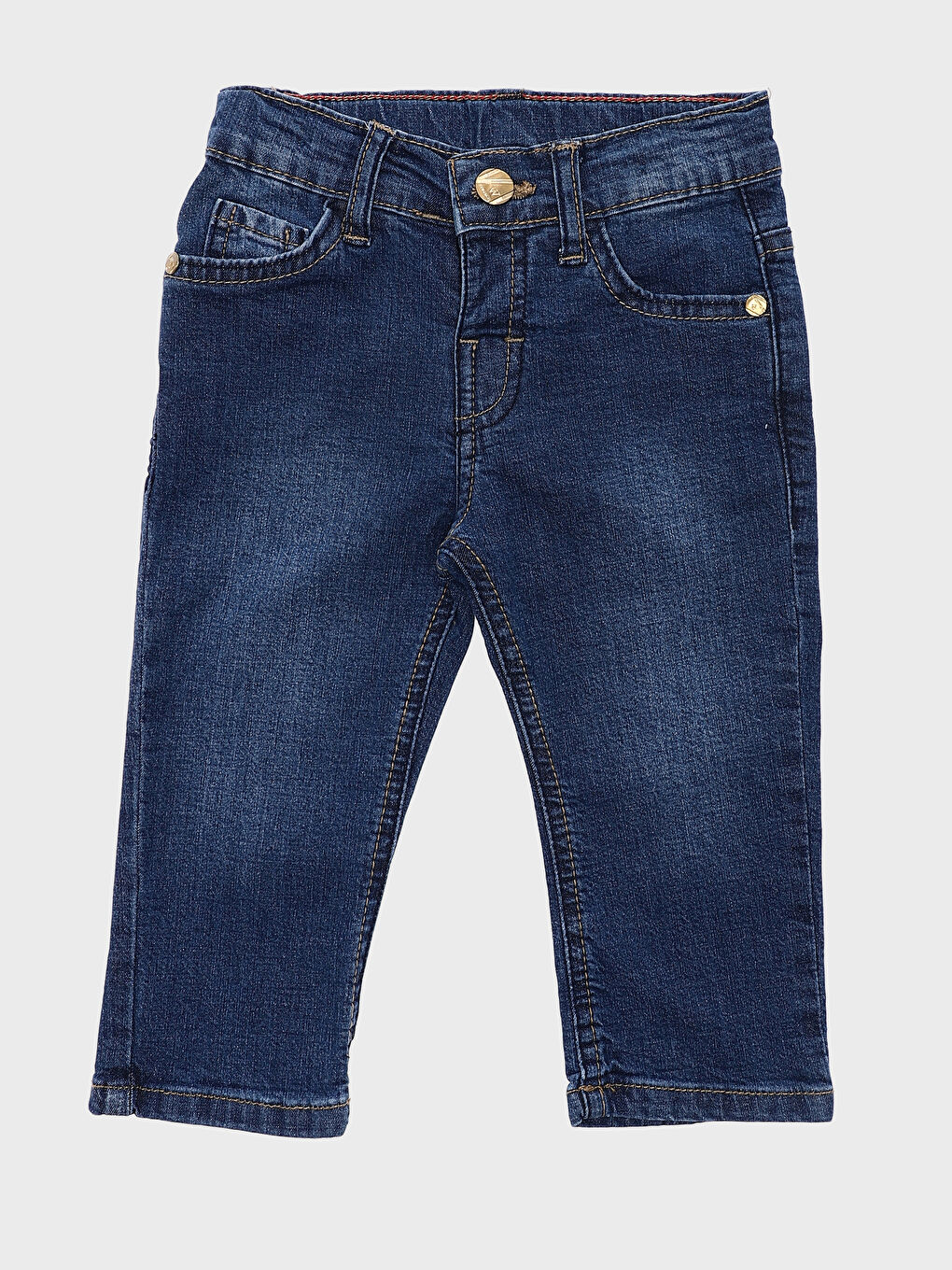 Elasticated Waist Basic Baby Girls' Jeans