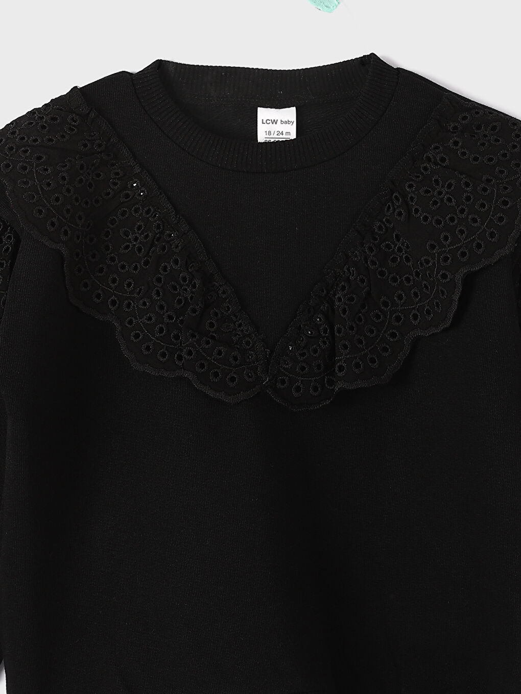 Crew Neck Long Sleeve Baby Girls' Sweatshirt-2