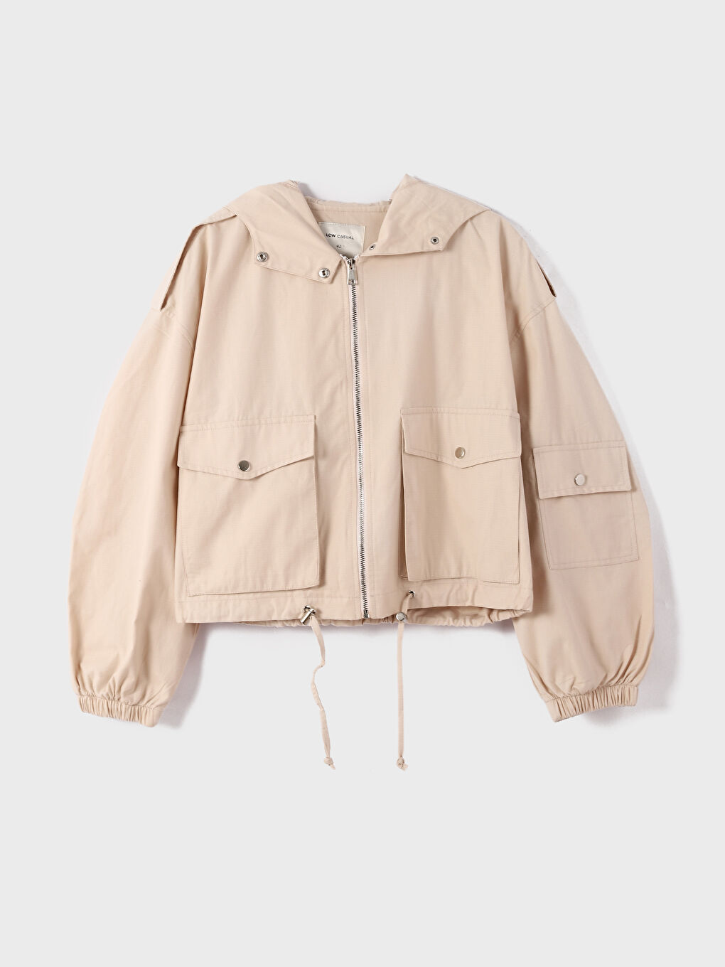 Women's Hooded Plain Coat