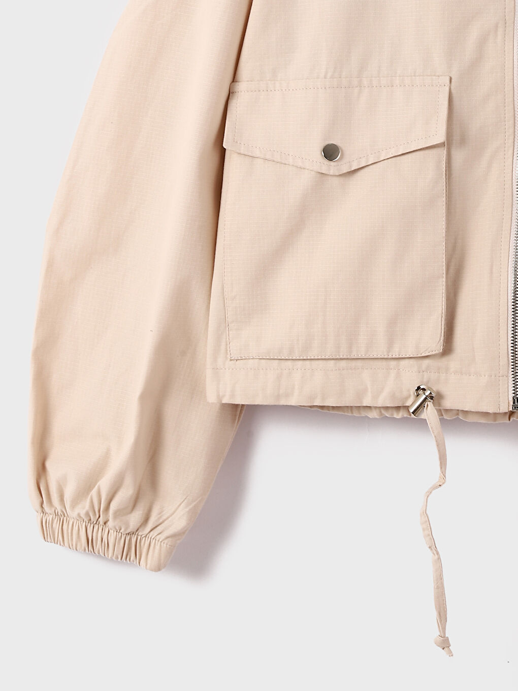 Women's Hooded Plain Coat-2