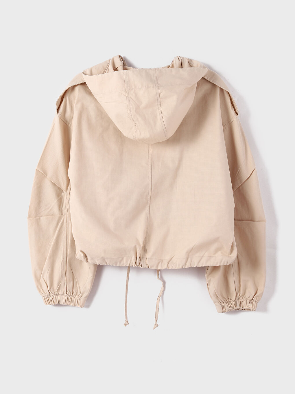 Women's Hooded Plain Coat-1