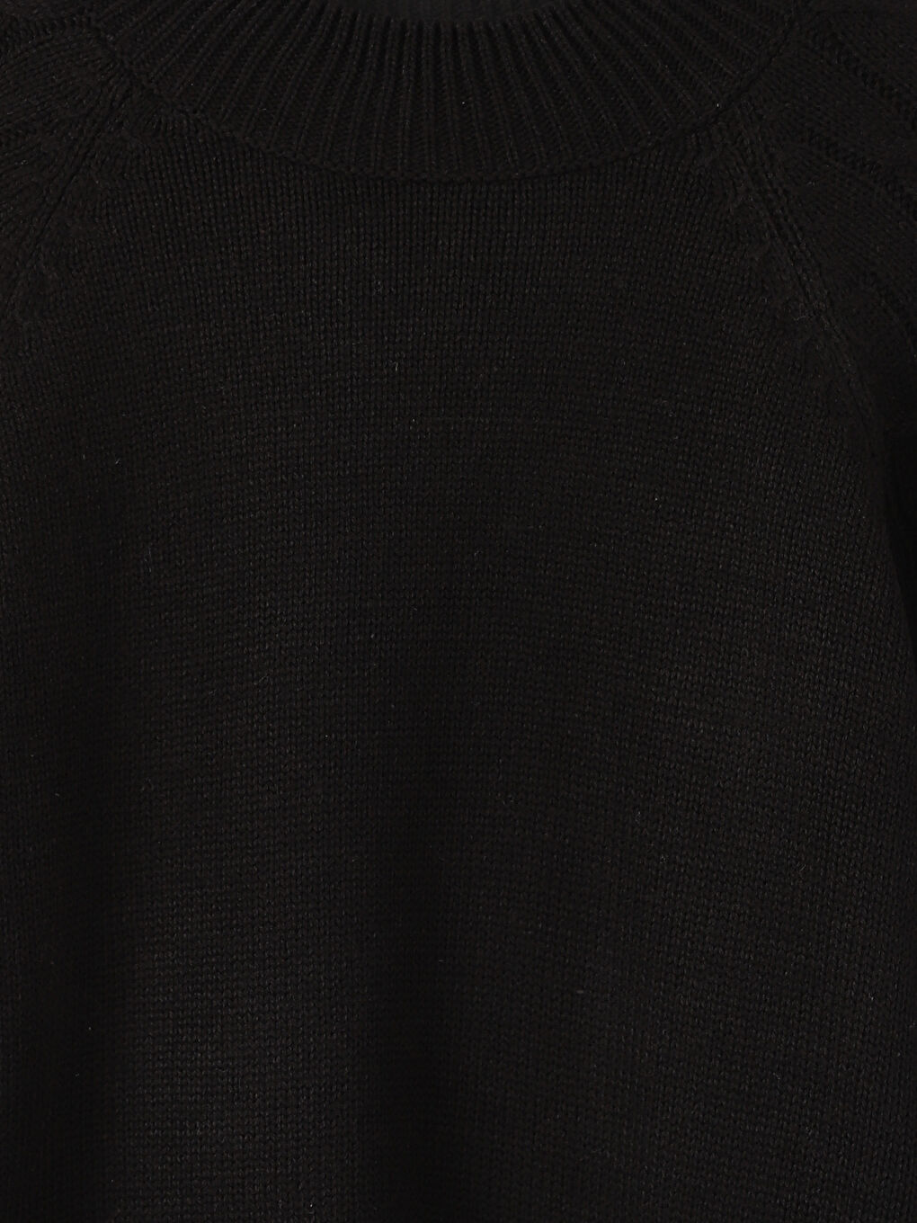 سترة تريكو منقوشة بياقة دائرية للسيدات-1