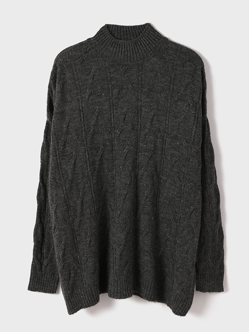 Half Turtleneck Oversize Women's Knitwear Sweater