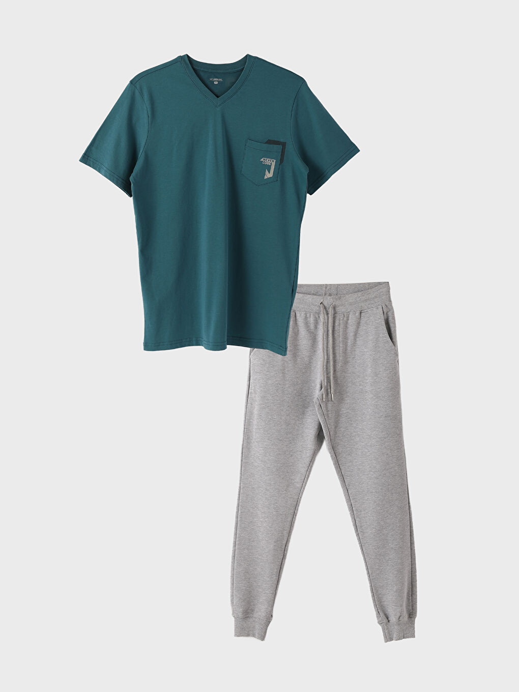 Slim Fit Men's Pyjama Set -W3GJ80Z8-VJM