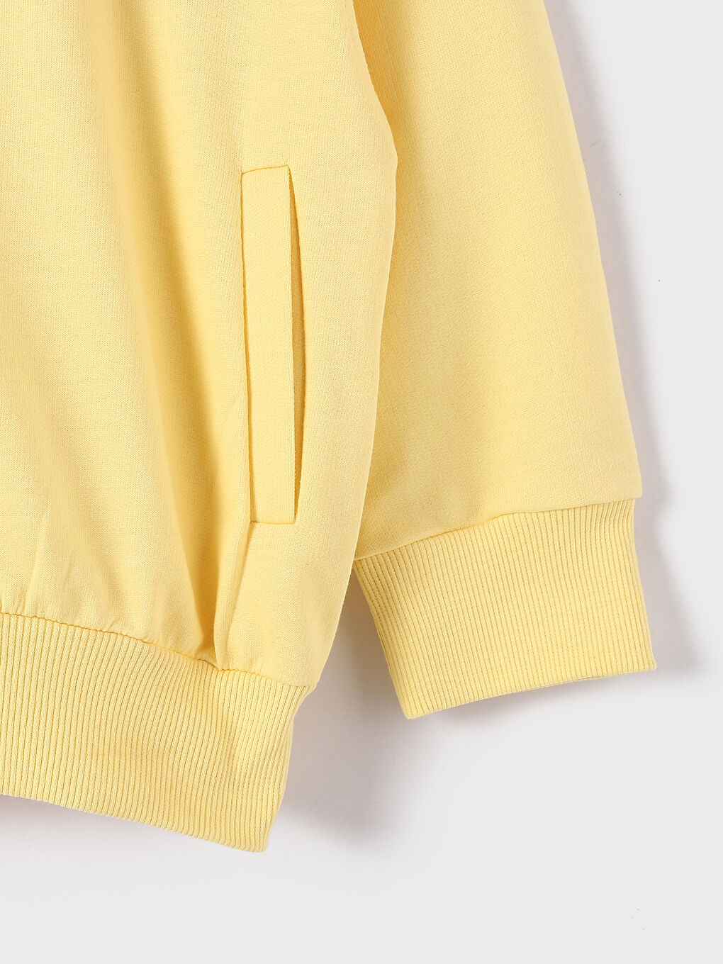 Hooded Printed Long Sleeve Girls' Zippered Sweatshirt-3