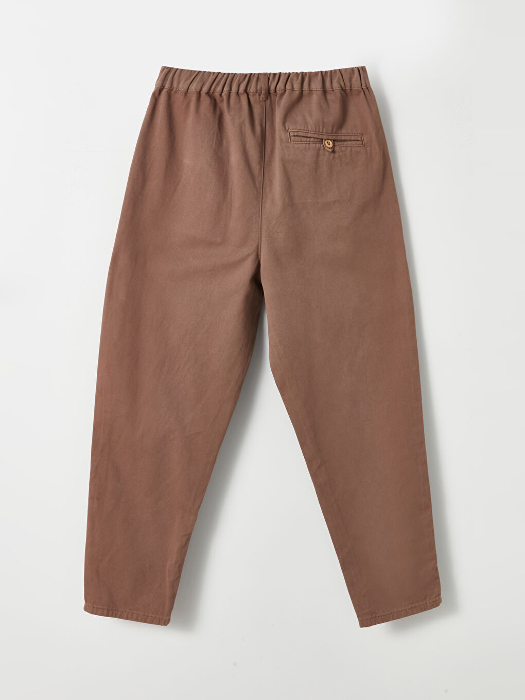 Bej Beli Lastikli Erkek Çocuk Pantolon-1