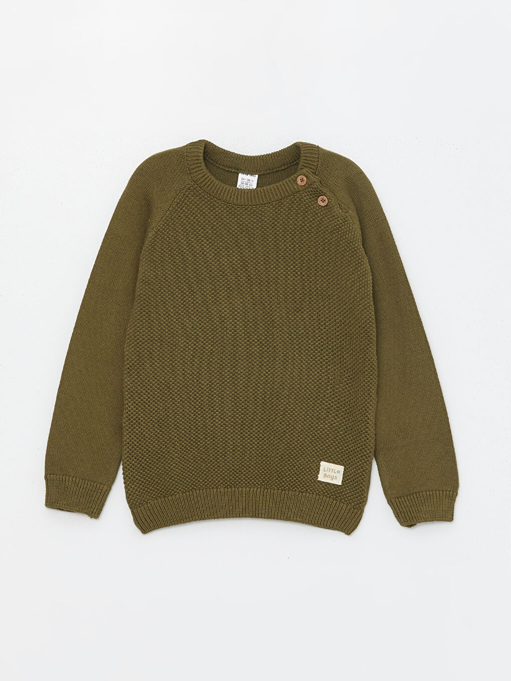 Crew Neck Long Sleeve Knitwear Baby Boy Sweater -W3GK44Z1-H7L