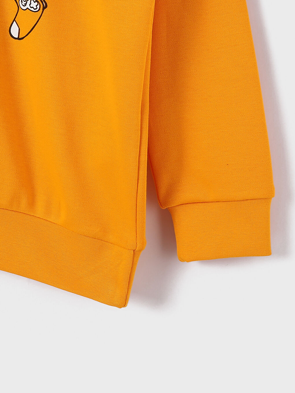 Crew Neck Printed Long Sleeve Boys' T-Shirt-2