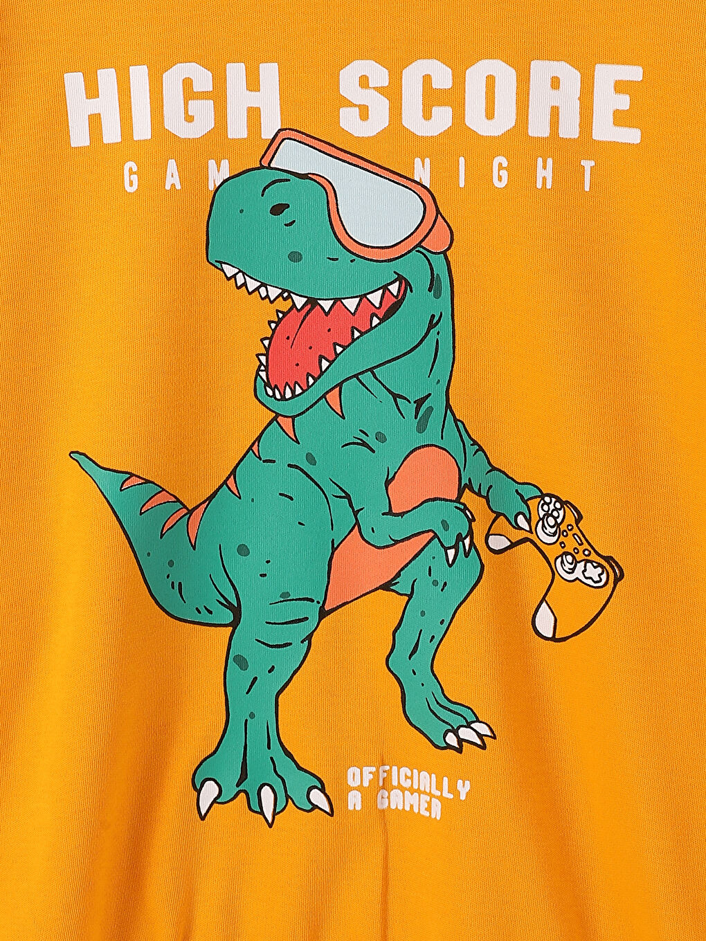 Crew Neck Printed Long Sleeve Boys' T-Shirt-3