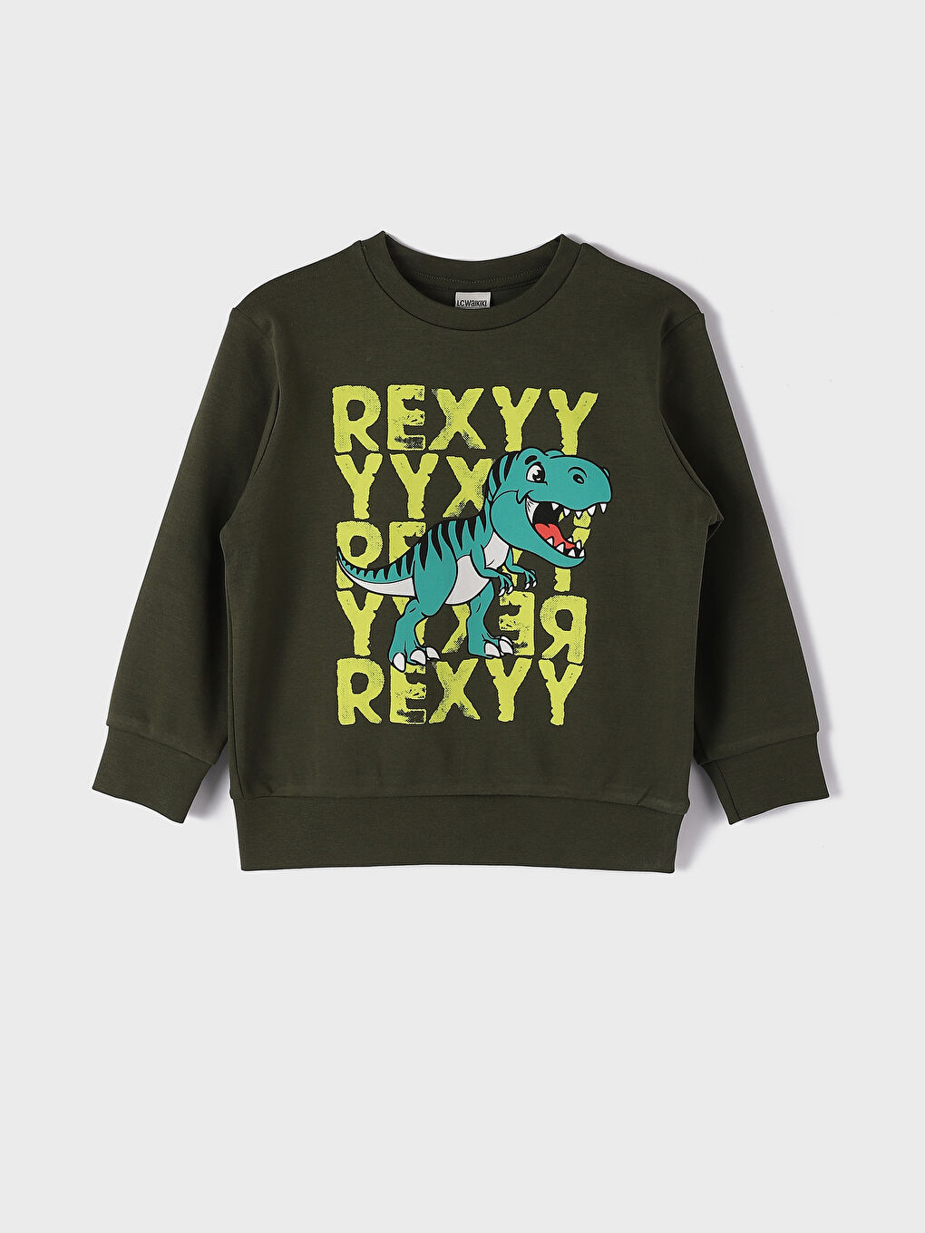 Crew Neck Printed Long Sleeve Boys' T-Shirt