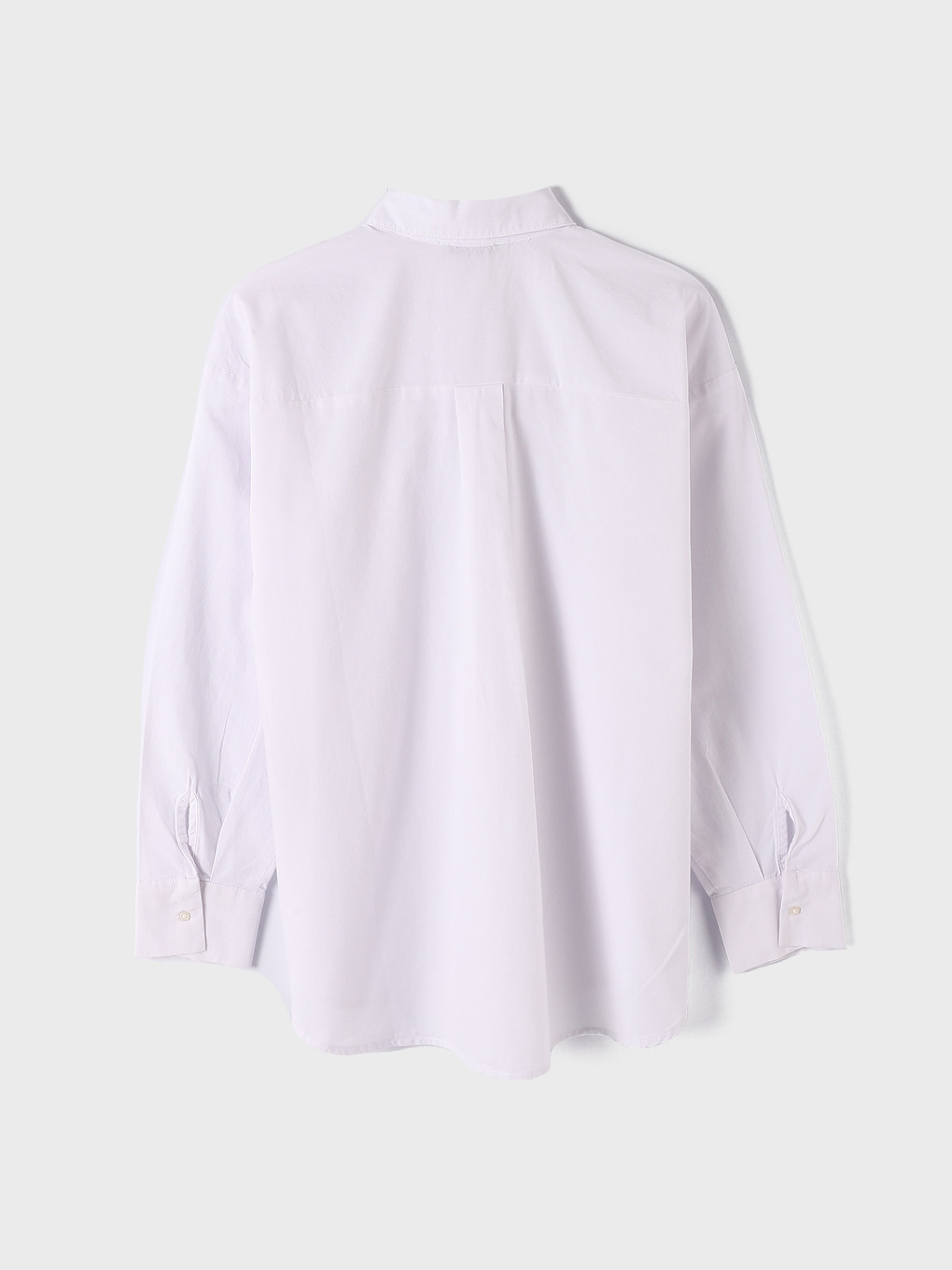 Chemise Oversize En Popeline Pour Femmes-1
