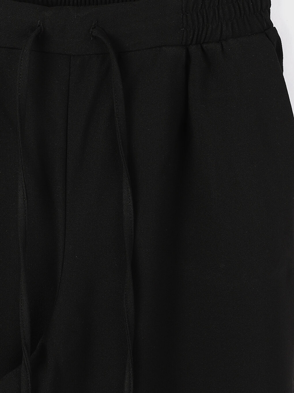 Elastic Waist Carrot Fit Women's Trousers -W3GN05Z8-CVL