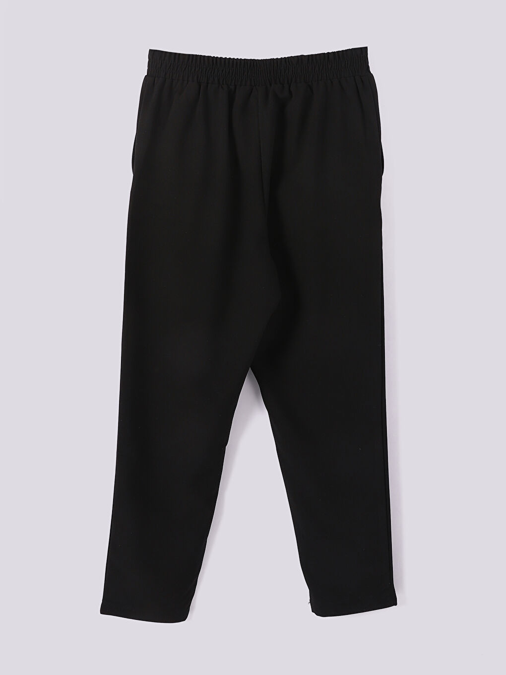 Elastic Waist Carrot Fit Women's Trousers -W3GN05Z8-CVL