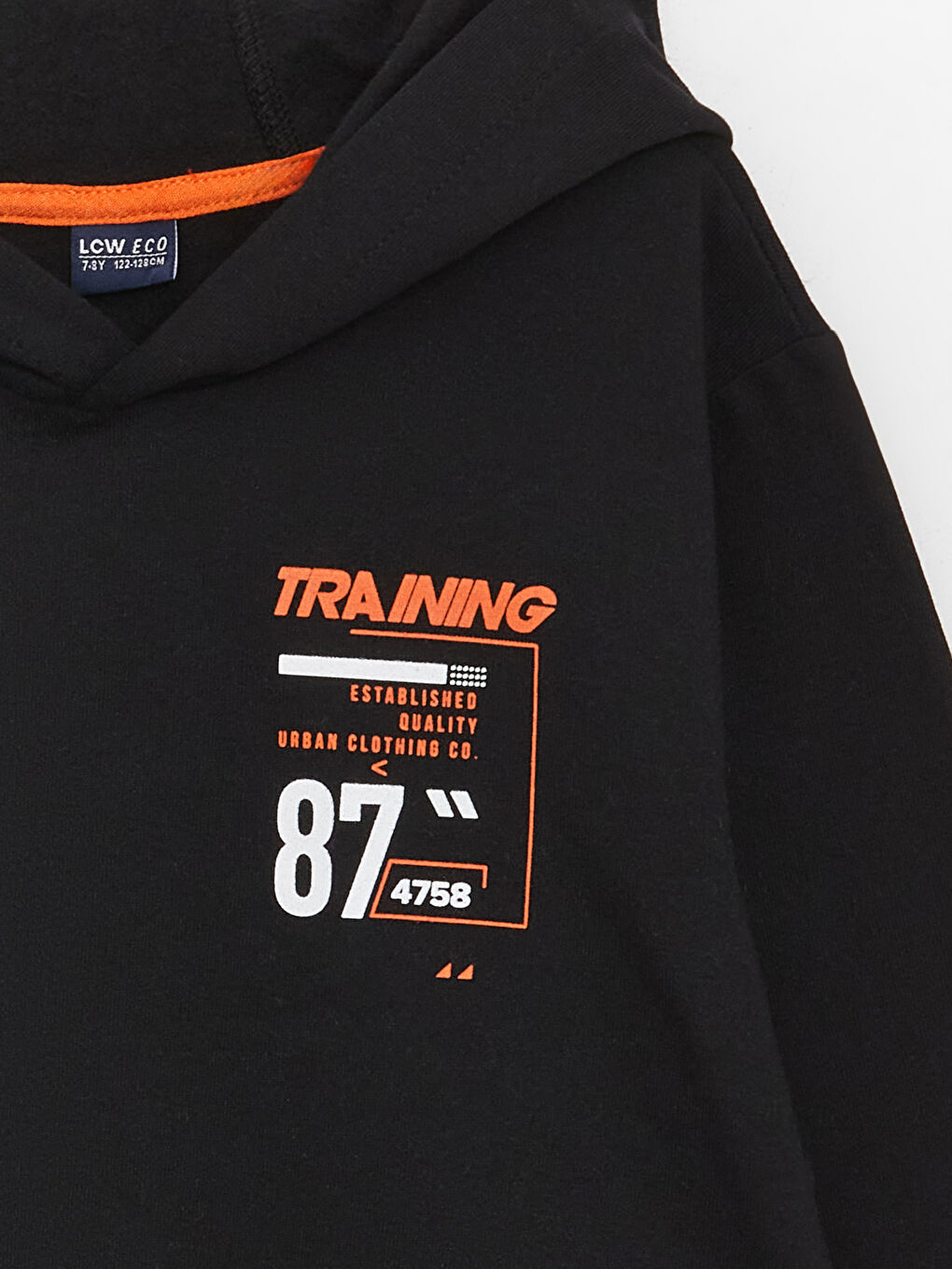 Printed Long Sleeve Boys' Hoodie-1