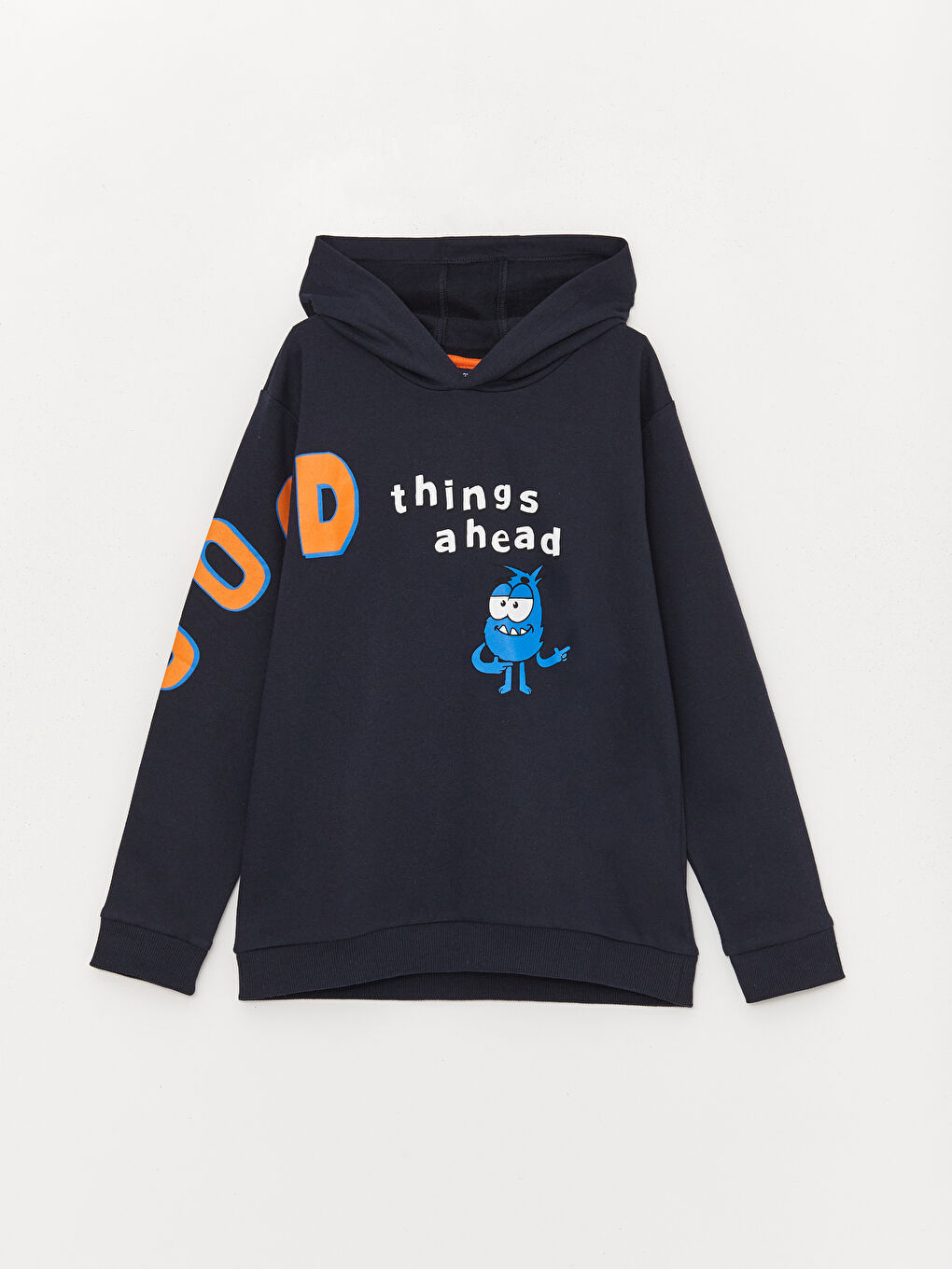 LCW ECO Printed Long Sleeve Boys' Hoodie -W3GN09Z4-JC7