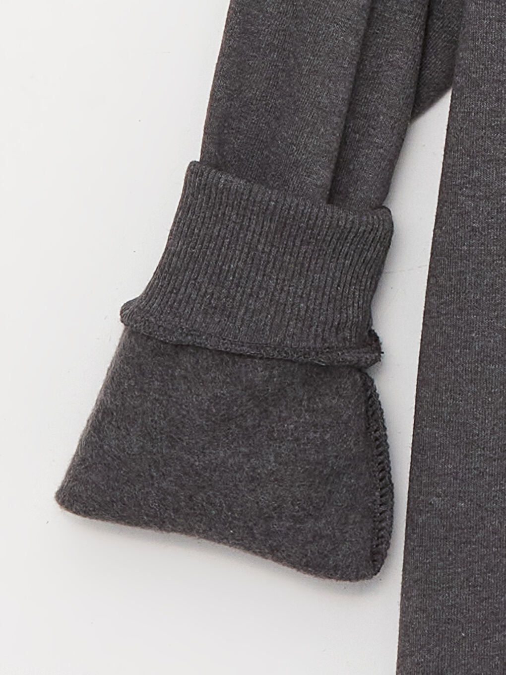 Antrasit Baskılı Uzun Kollu Erkek Çocuk Hoodie-2